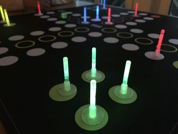 Spielmatte Rausschmeißer Ludo Gesellschaftsspiel “Día de los Muertos Edition”